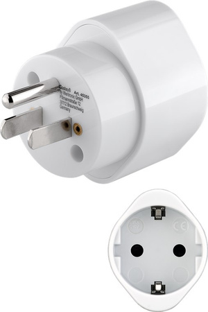 Travel adapter gn. Europe plug USA Japan Goobay