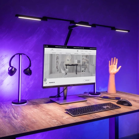 Glow LED shadowless drafting desk lamp D2