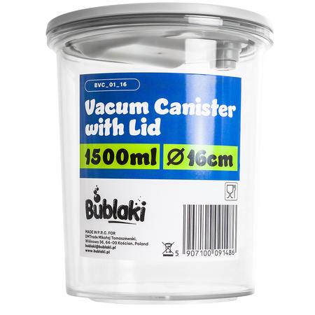 Pojemnik Próżniowy do żywności 1500ml wys. 16cm
