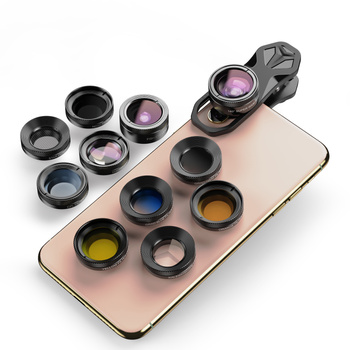 Apexel Objektive und Filter für Smartphone 11in1 DG11