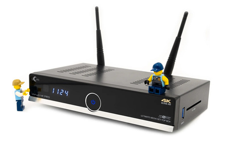 set-top box Ustym 4K PRO UHD E2 DVB-S2X a DVB-C/T2