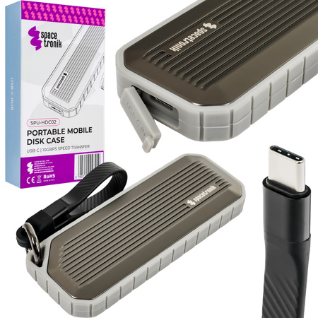 Przenośna obudowa dysku M.2 NVME/NGFF SPU-HDC02