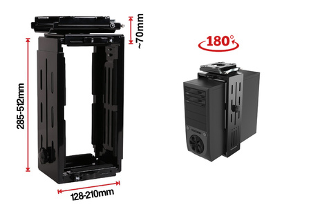 Uchwyt biurkowy PC Spacetronik ERGOLINE SPB-101W