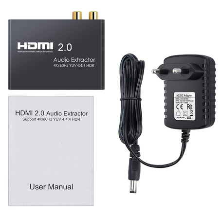HDMI-HDMI + Audio SPDIF R/L ARC Extractor SPH-AE03