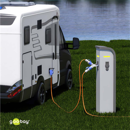 Zástrčka nabíjecího adaptéru pro elektromobily AC 23kW 230V 10A LAPP