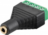 Goobay 4-pin Jack 35mm terminal connector