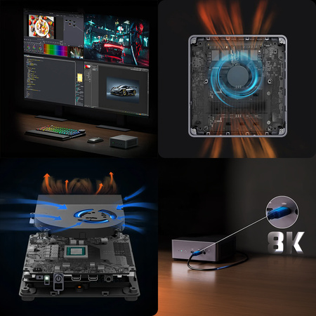 Minisfórum PC AMD Ryzen 9 7940HS 0+0