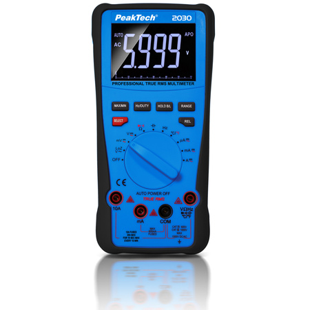 Digitálny multimeter 10A 1000V DCV ACV PeakTech 2030