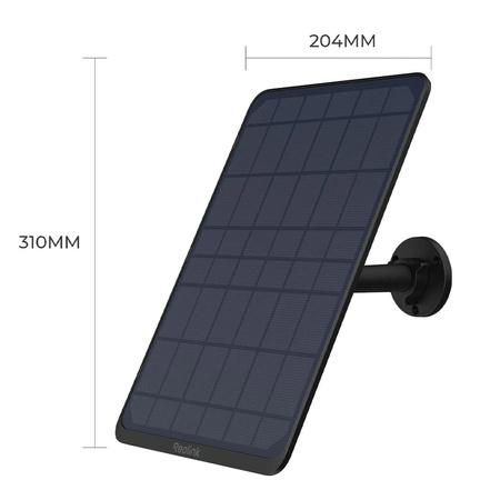 Panel solarny 12W do kamer Reolink czarny 4m