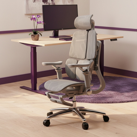 Regulowany Fotel biurowy 6D SPRINGO-11 Czarny