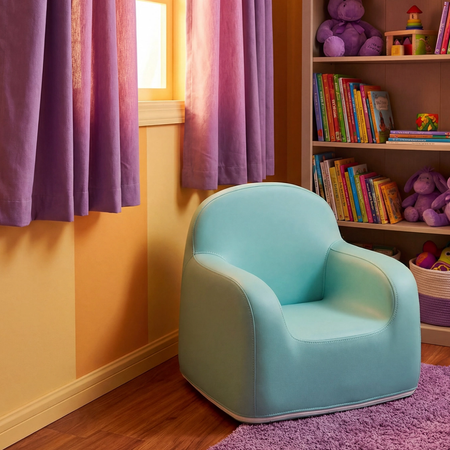 Zestaw mebli dziecięcych Spacetronik – stolik SPEX201 i sofa SPC-XD-23 niebieski