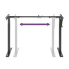 Height-adjustable manual rack SPE110MB