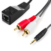 Audio adapter 2RCA over LAN cable to jack SPA-A01