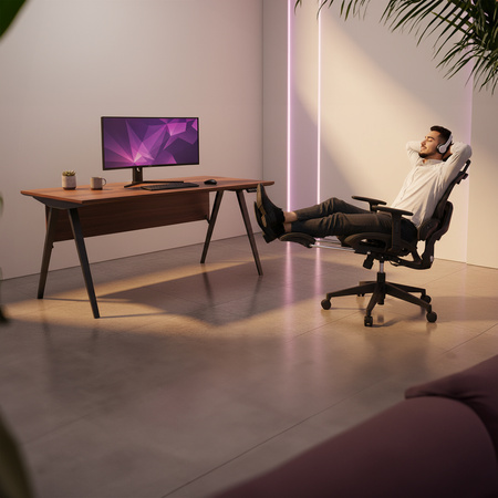 Regulowany Fotel biurowy 6D DORIS-20 Szary