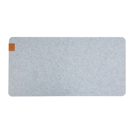 Mata filcowa z korkiem jasnoszara 100x50cm SPB063