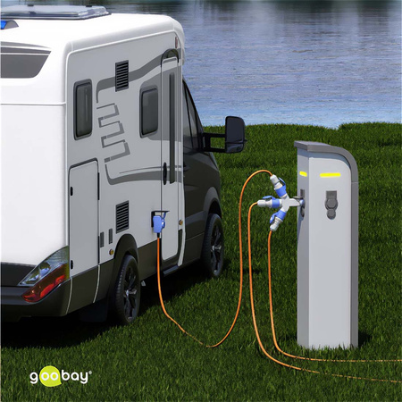 EV charging adapter plug AC 23kW 230V 10A LAPP