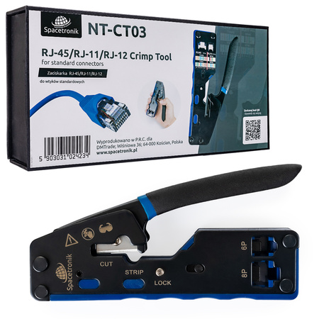 RJ45/RJ12/RJ11 crimper NT-CT03