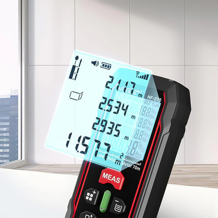 Dalmierz laserowy ręczny do 70m Noyafa NF-270