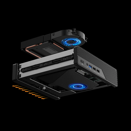 Mini PC Minisforum MS01S pracovná stanica Intel i5 12600H, grafická karta Iris Xe