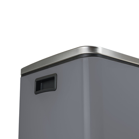 Funky Trash Can Gray Black Spacetronik Potrójny