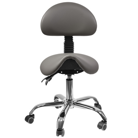 Ergonomiczny hoker regulowany SELLA szary