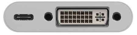 Goobay USB-C to DVI + USB-C PowerDelivery Adapter