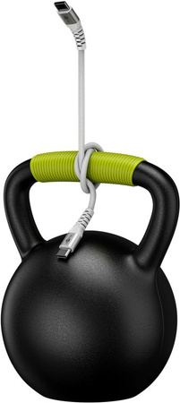 Kabel USB-C 2.0 Goobay SuperSoft TEXTIL biały 3m