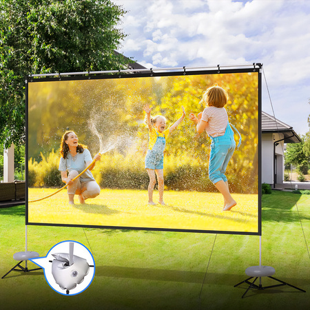 Portable projection screen 120'' 4K Spacetronik