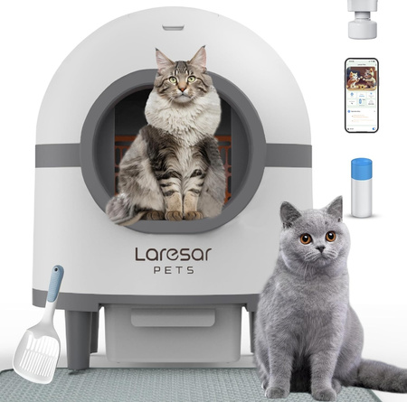 Laresar Self-Cleaning Cat Litter Box PL01