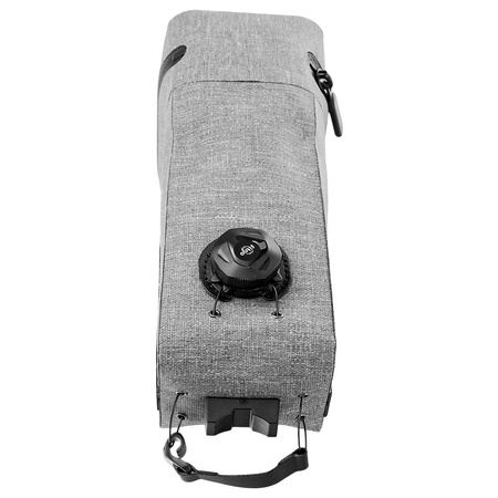 Fahrradtasche mit Rücklicht NEST200 hellgrau