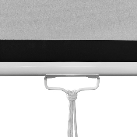 Hand rolled projection screen 100" inches 16:9