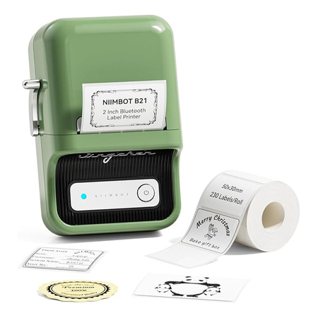 Niimbot D110 blue label printer