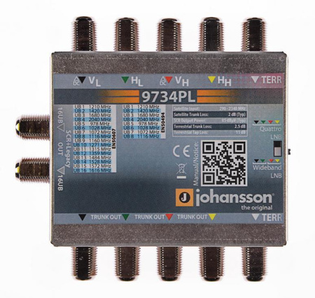 Johansson 9734PL Unicable II Multiswitch - 5/2 v2