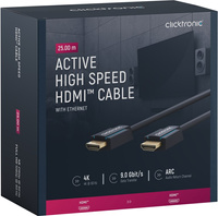 Kabel CLICKTRONIC Active HDMI 2.0 4K 60Hz 25 m