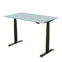 Stelaż elektryczny Spacetronik SPE-222OB Vegard + blat MDF premium niebieski