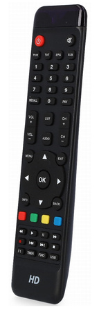Remote control for DVB-T2/C OPTICUM HBBTV T-BOX decoder