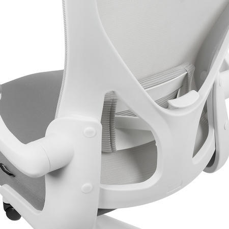 ARON White swivel office chair