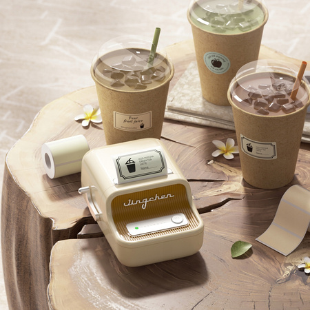 Niimbot D110 blauer Etikettendrucker