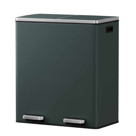 Funky Trash Can Gray Black Spacetronik Podwójny