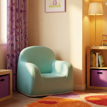 Zestaw mebli dziecięcych Spacetronik – stolik, sofa i foteliki niebieski