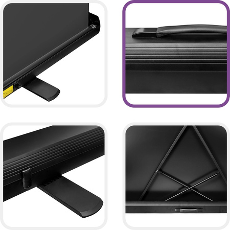 Floor Projection Screen Developable 100" 4k 16:9