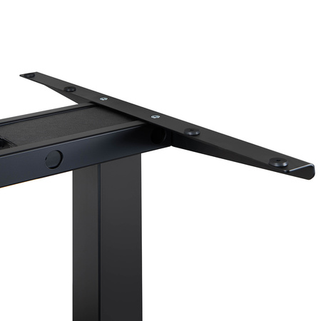 Stelaż elektryczny Spacetronik SPE-222OB + blat MDF premium złoty