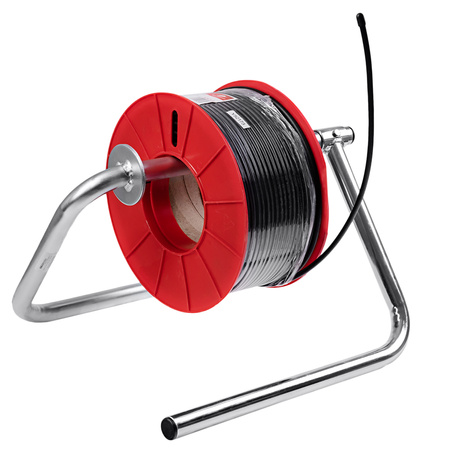 Stojak do odwijania kabli z bębnów, szpuli, rolki