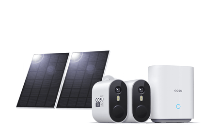 Zestaw 2 Kamer Solarnych Tuya Aosu SL-C7P-2H