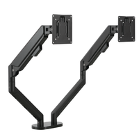 Uchwyt na 2 Monitory SPAZ120B Aluminiowy 13-36" | Stabilność i Ergonomia