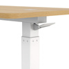 Buddy 07 ruční nastavovací stůl bílé dřevo
