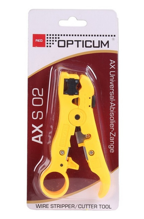 Abisolierzange für RG59 RG6 Rot AX S 02 Stecker