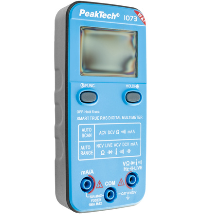 PeakTech P 1073 Smart Multimetr Cyfrowy 10A 600V