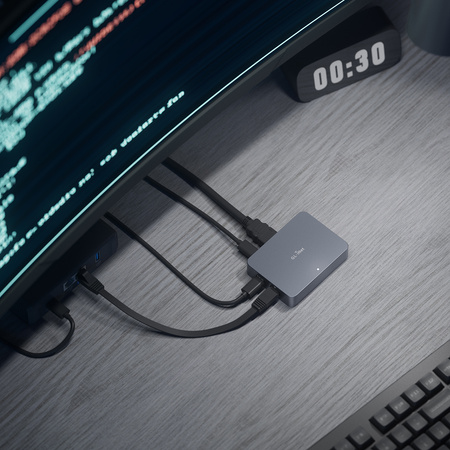 Przełącznik KVM IP HDMI 4K BIOS USB Comet GL-RM1