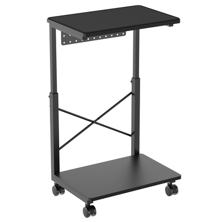 Mobile Computer Stand with Shelf SPC112